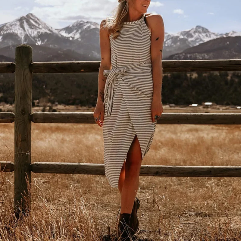 Bella - Stribet grimekjole