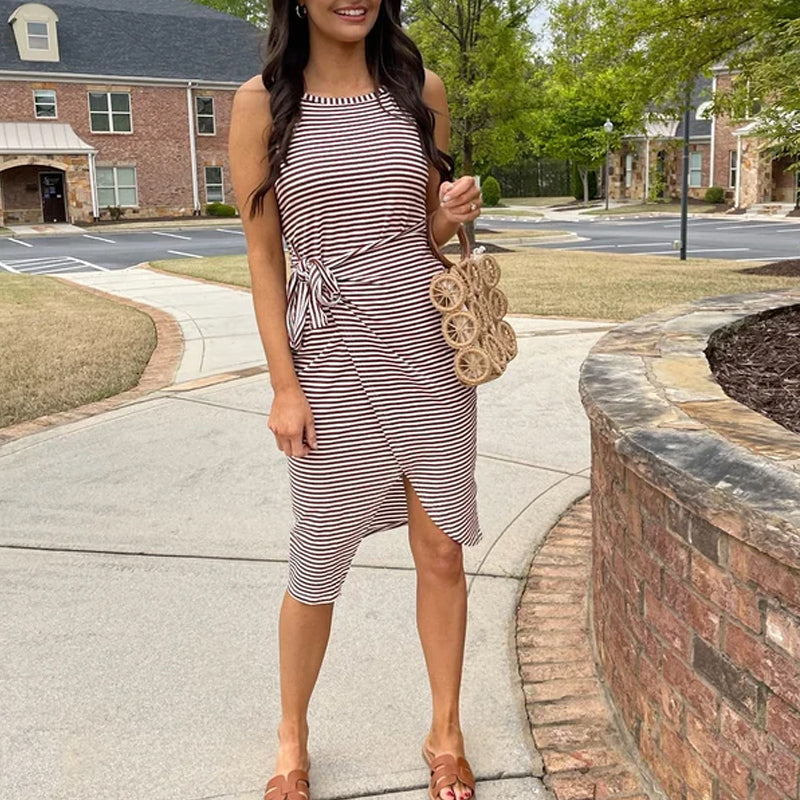 Bella - Stribet grimekjole