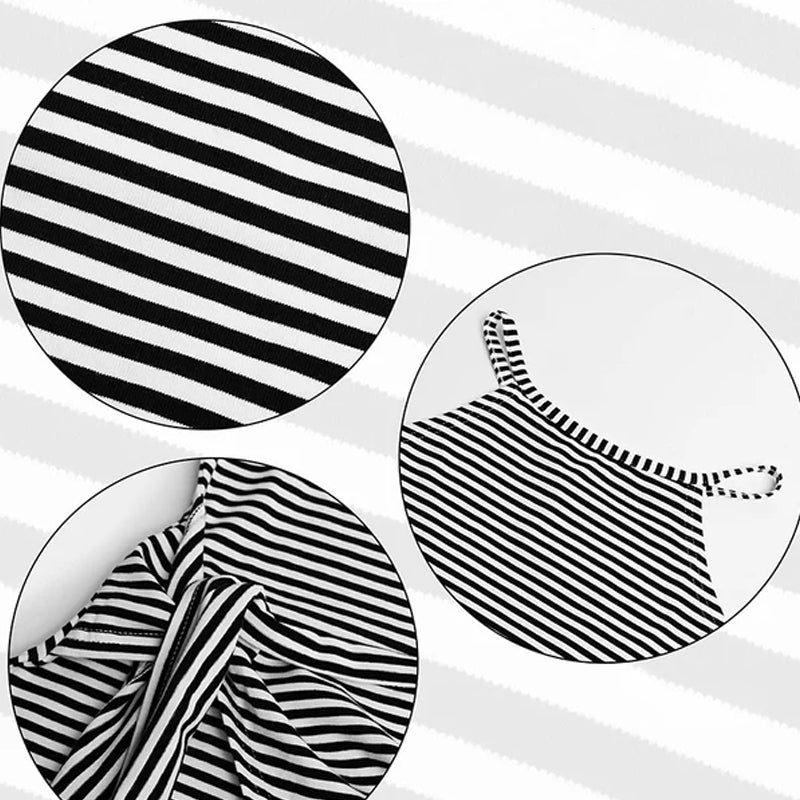 Bella - Stribet grimekjole