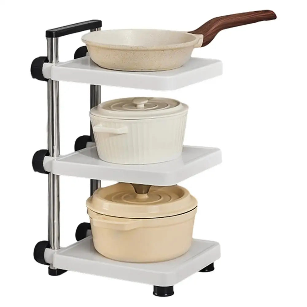 ClutterFree – 3-lags justerbar opbevaringsstativ til organiseret liv