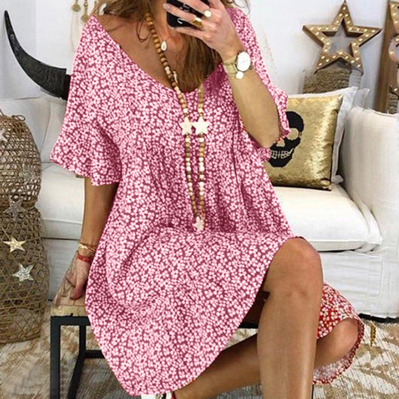 Dolly - Sommer halværmet kjole