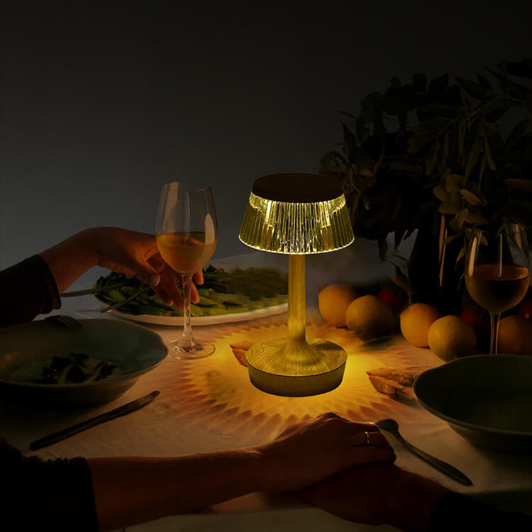 Krystal Mushroom LED Bordlampe