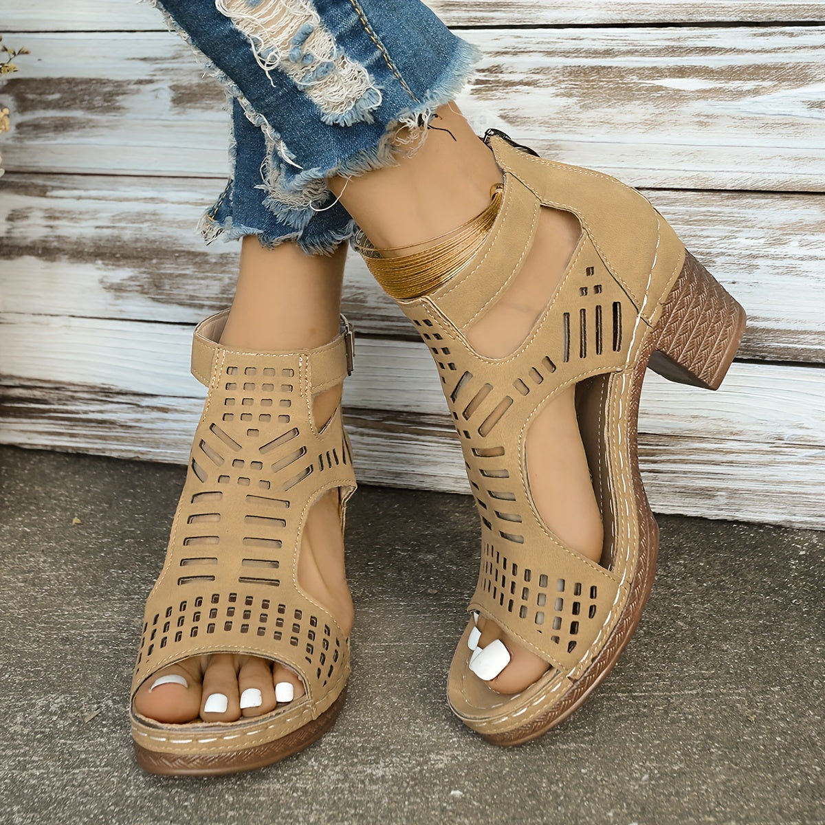 Emma - Chic Sommer Hæle Sandaler