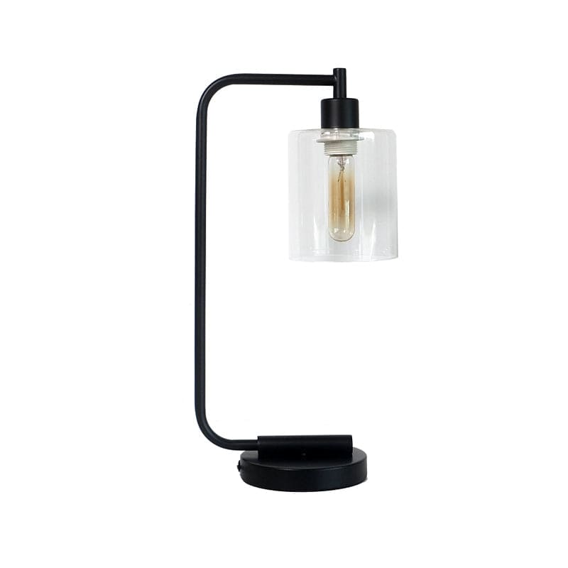 Elegant cylindrisk bordlampe