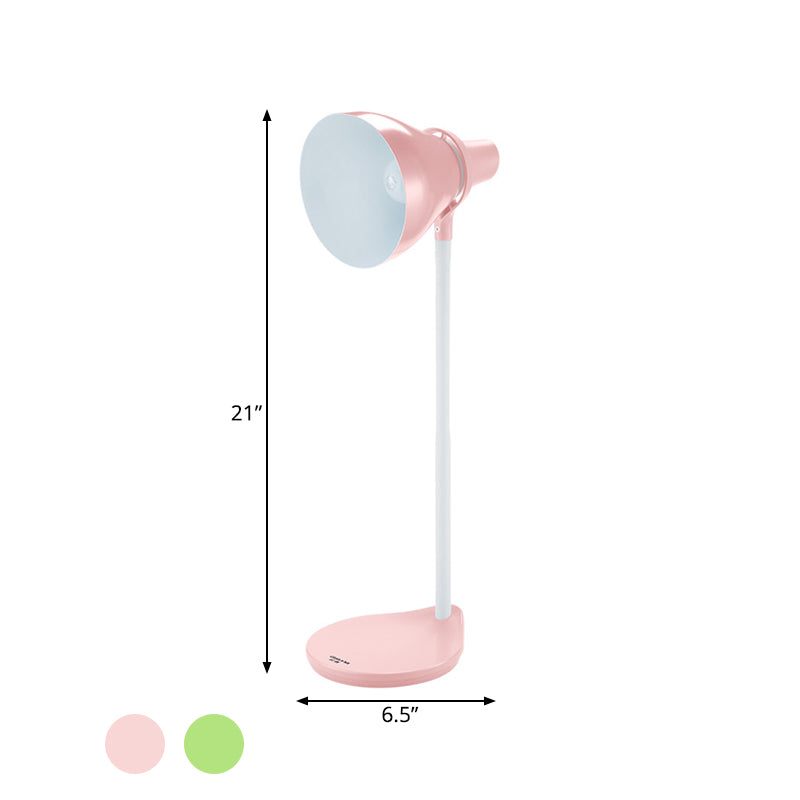 MacaronGlow – Bordlampe med bøjelig hornskærm