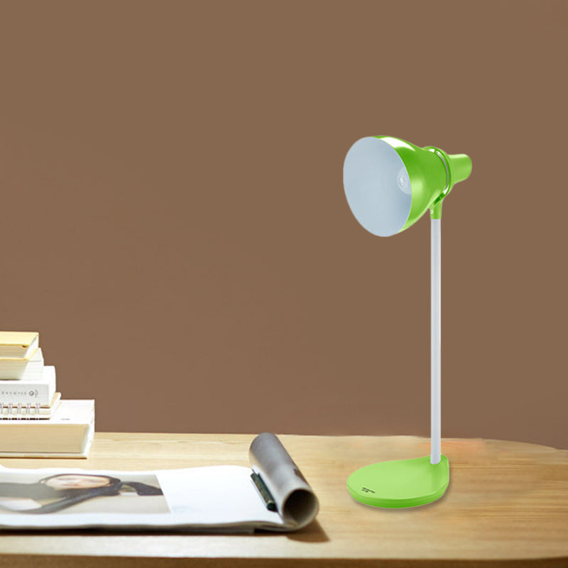 MacaronGlow – Bordlampe med bøjelig hornskærm