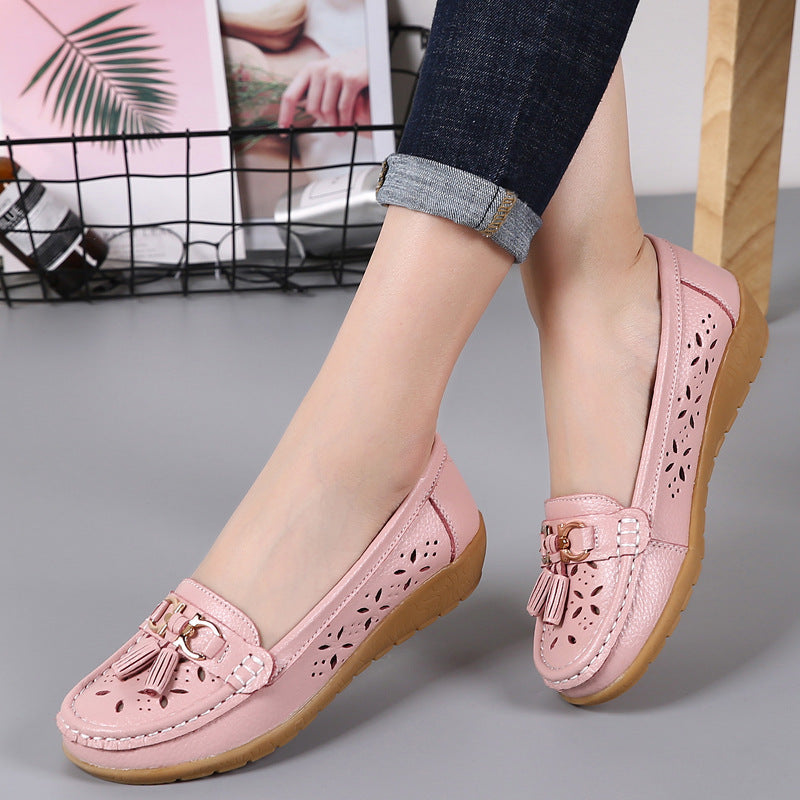 Emilie - Komfortable New Peas Flat sko