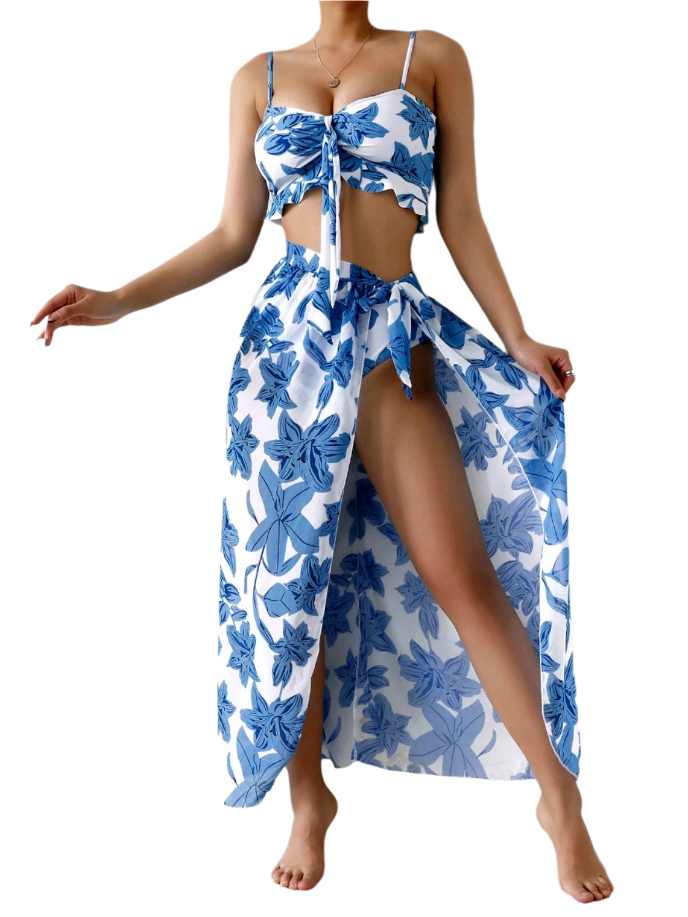 Minerva - Blomsterprint 3 styks sommersæt