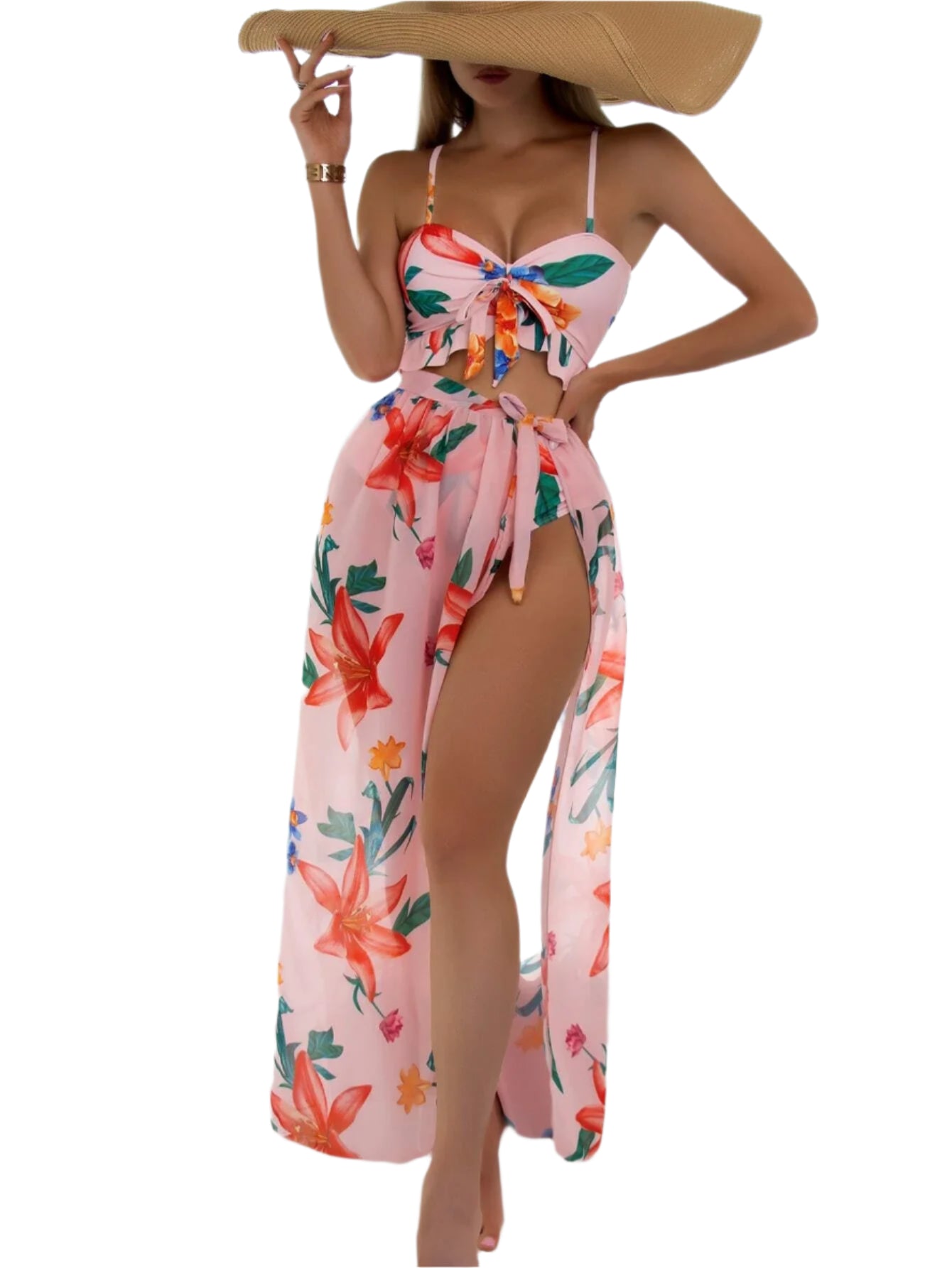 Minerva - Blomsterprint 3 styks sommersæt