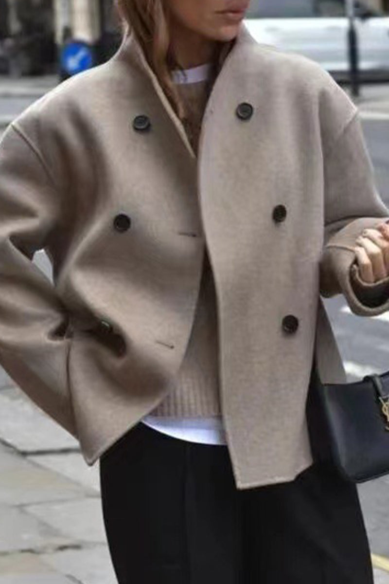 Celeste - Chic jakke med stand-up krave