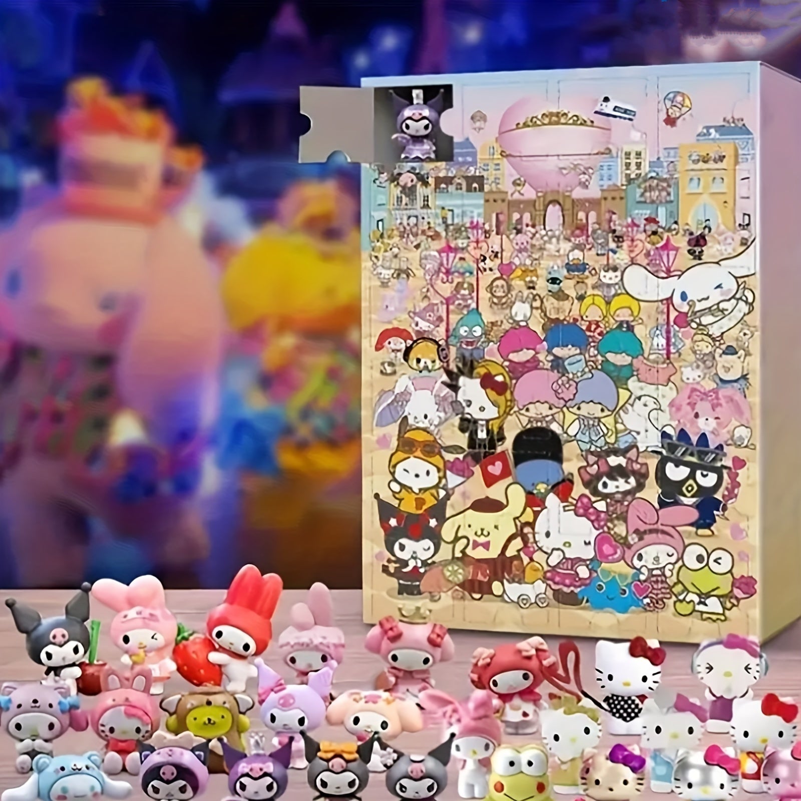 Hello Kitty adventskalender – julegavesæt med 24 dele og nedtælling til jul med flyæske