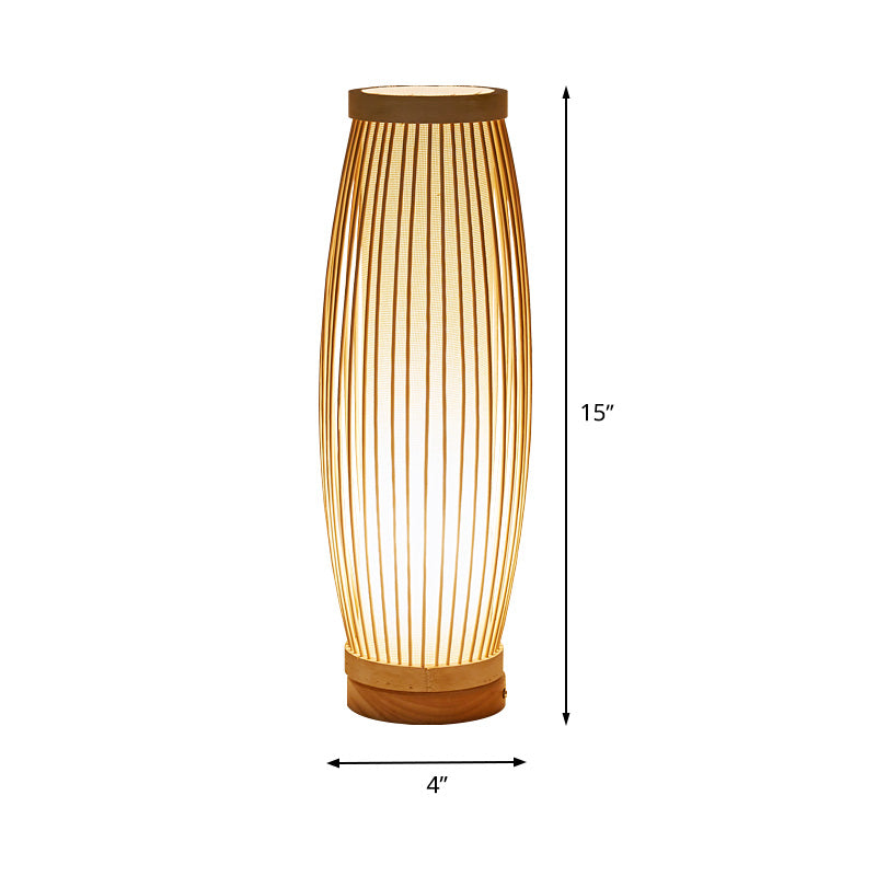 BambooSerenity - Asiatisk inspireret aflang natlampe