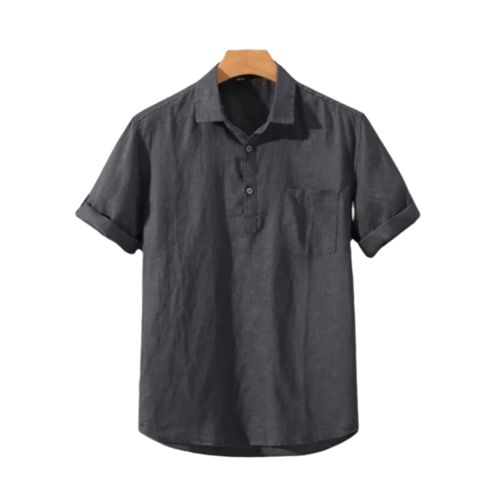 Sander - Kortærmet skjorte med brystlomme