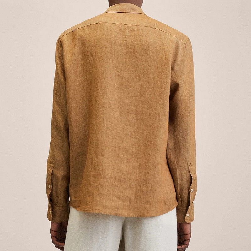 Troy - Herreskjorte i regular fit i hør