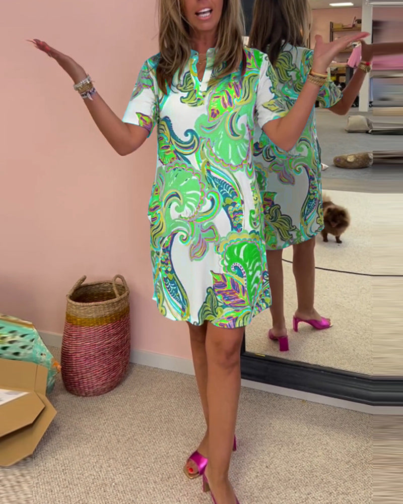 Elysia - Smuk blomstret sommerkjole