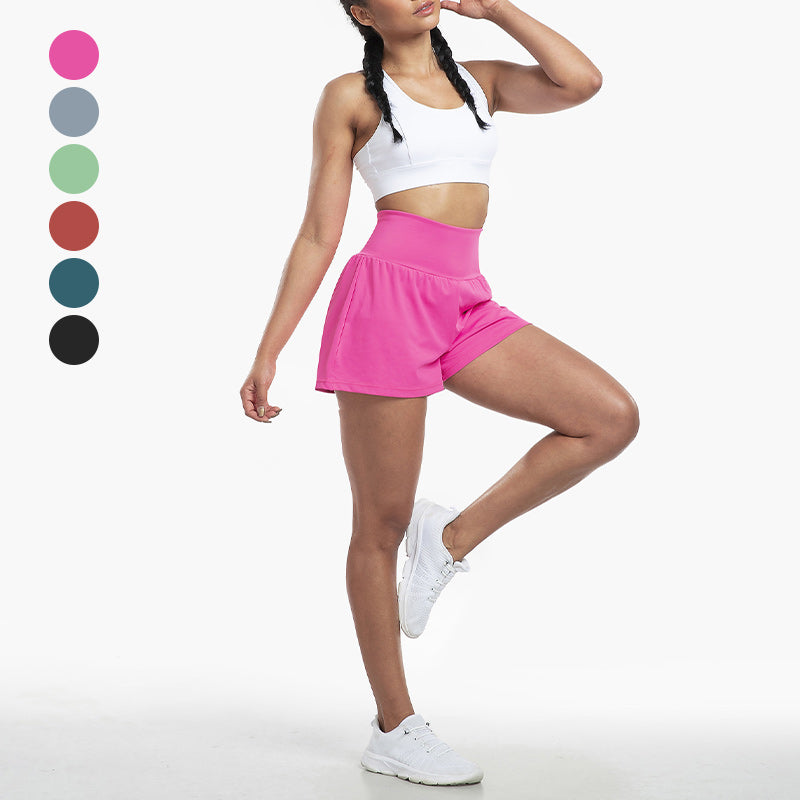 Rebecca - Højtaljede sportsshorts