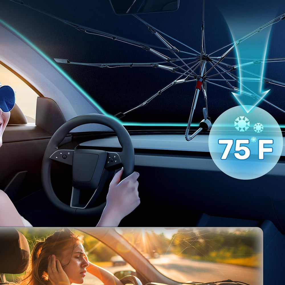 ShadeShield - Forrude solskærm/bilparaply