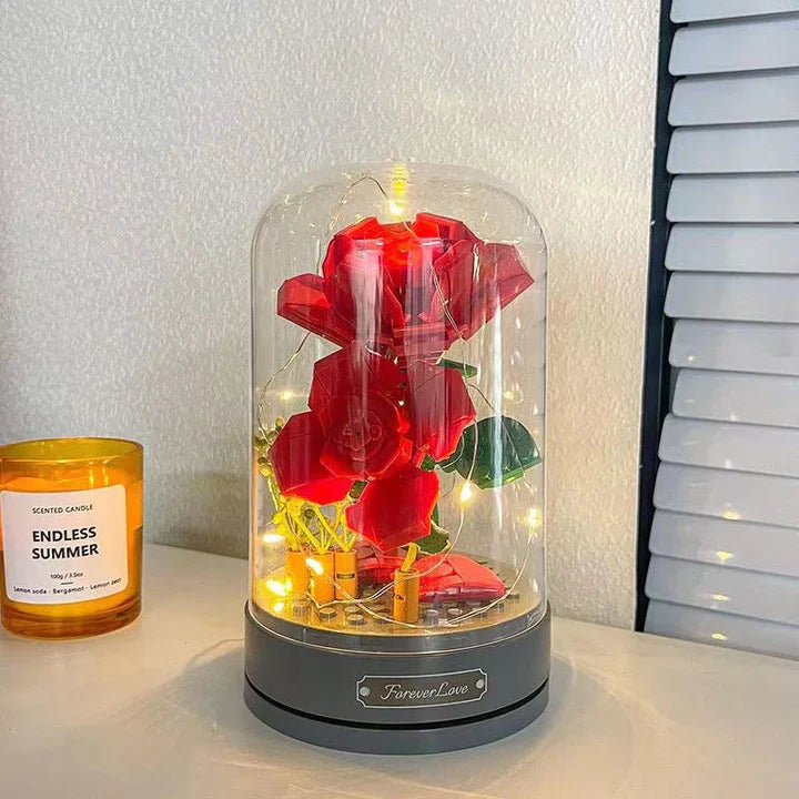 PetalTunes - Lego Rose musikæske til boligindretning og tankevækkende gaver