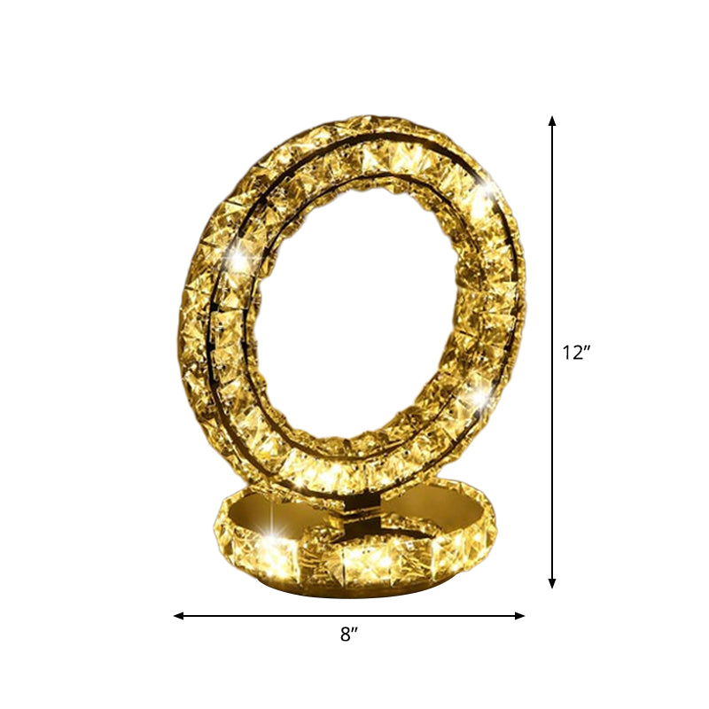 Auralis - Krystalbelagt LED Natlampe