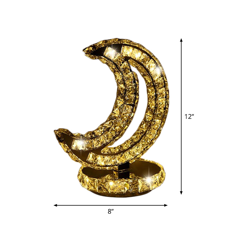 Auralis - Krystalbelagt LED Natlampe