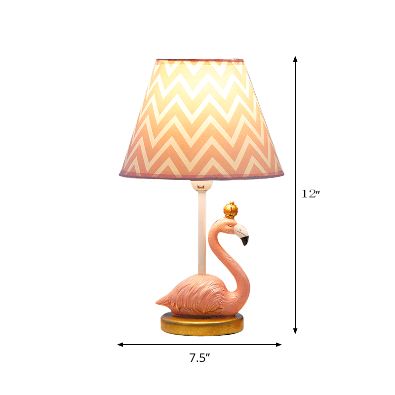Pinklo – Finurlig flamingo-harpikslampe