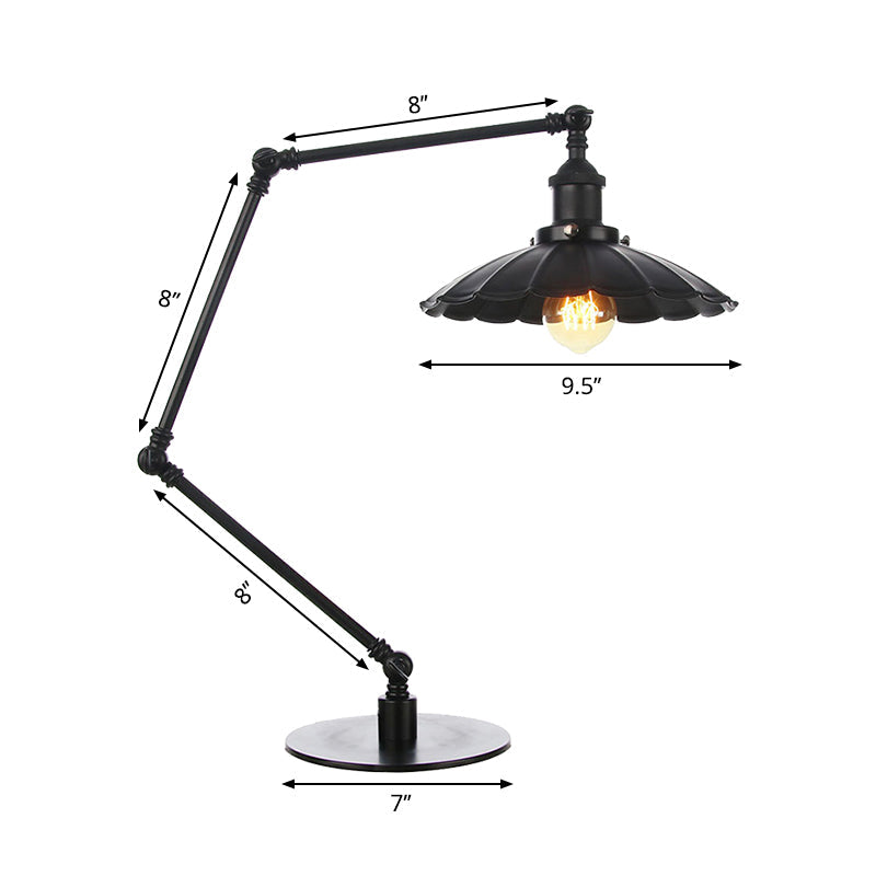 Lumineux - Vintage justerbar skrivebordslampe