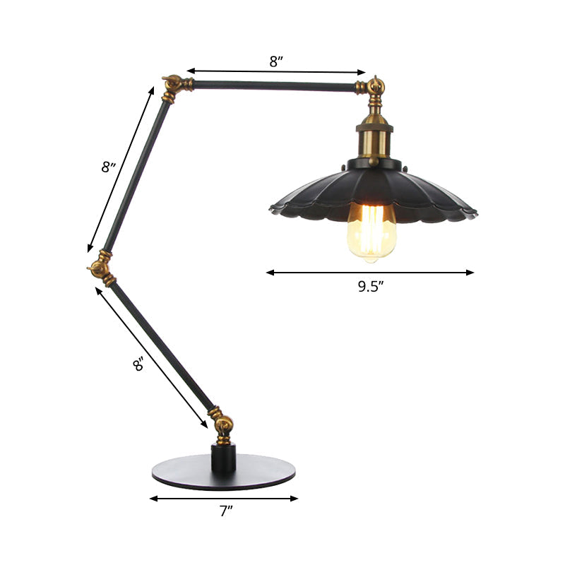 Lumineux - Vintage justerbar skrivebordslampe
