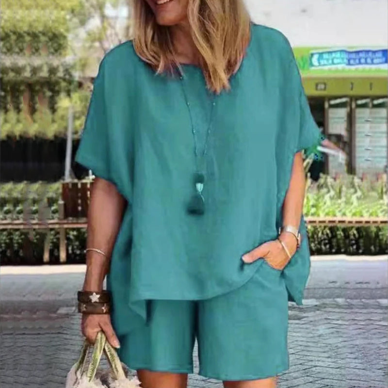 Lianna - Casual T-shirt og kort sæt
