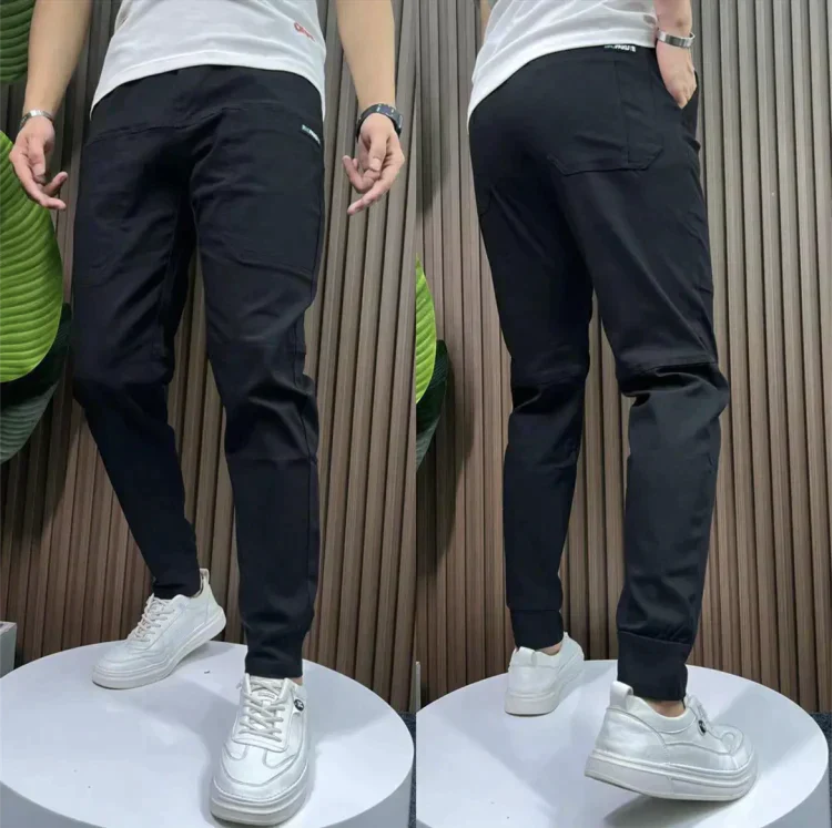 Ulrik - Komfortable slim fit cargobukser med lommer