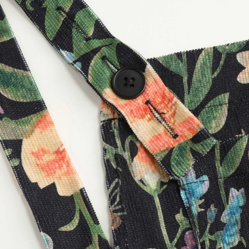 Maja - Blomstret Jumpsuit med brede ben