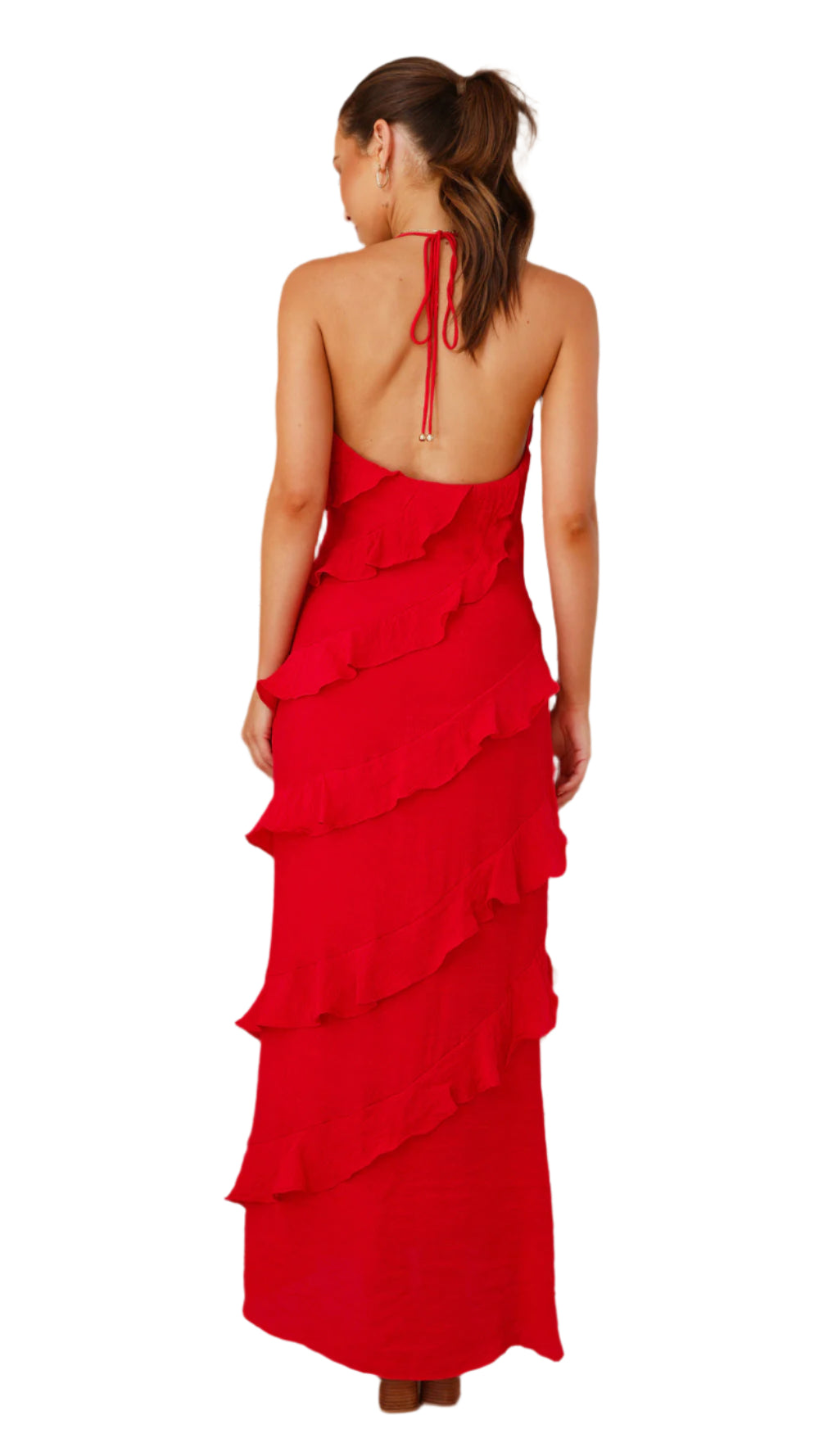 Vanessa – Lang Sommerkjole i Luftigt Design for Kvinder