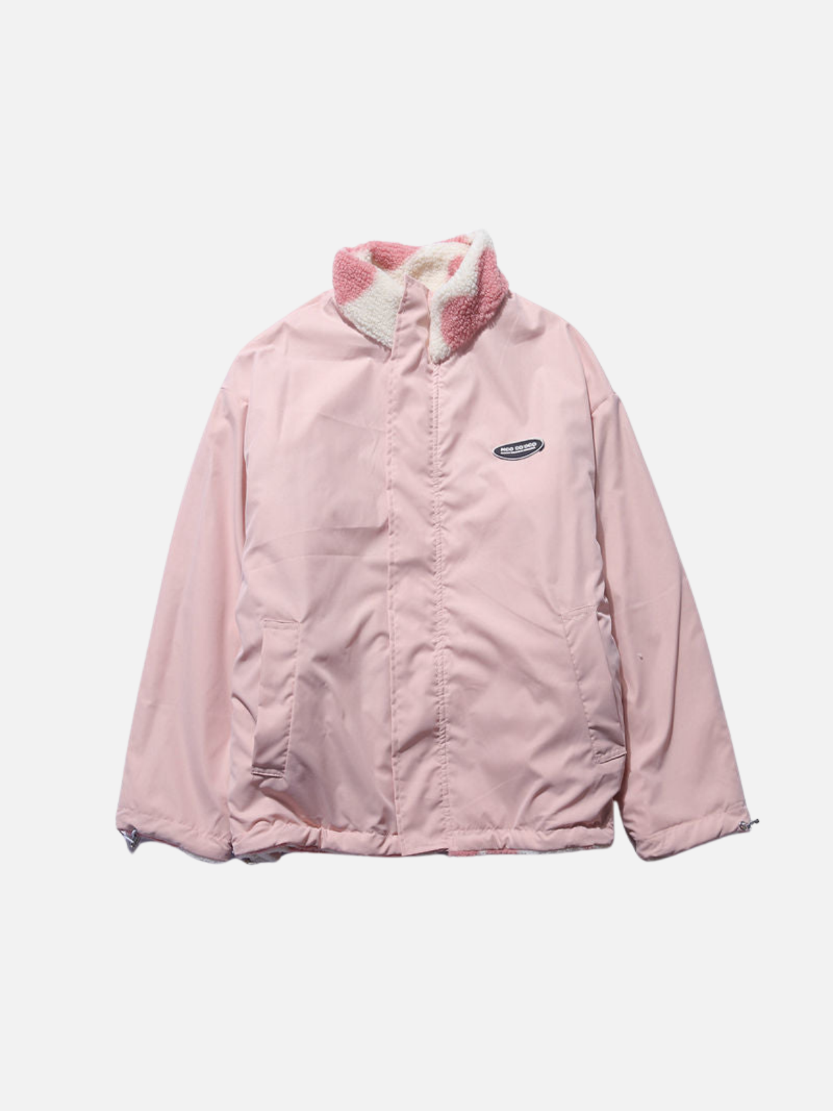 Benedikte - Hjerteprint Dobbeltsidet afslappet jakke