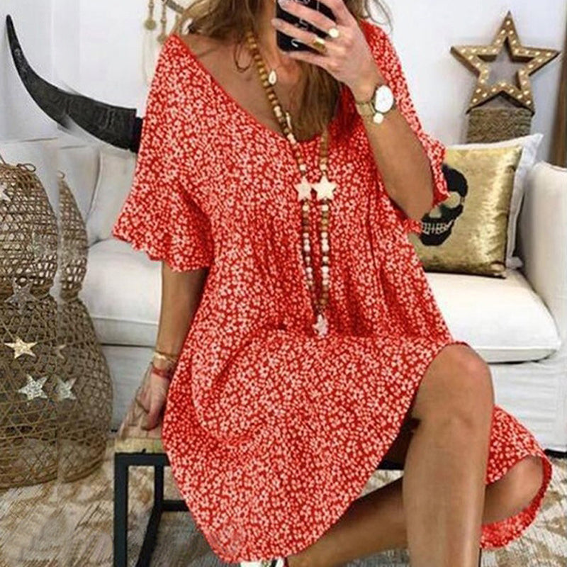 Dolly - Sommer halværmet kjole