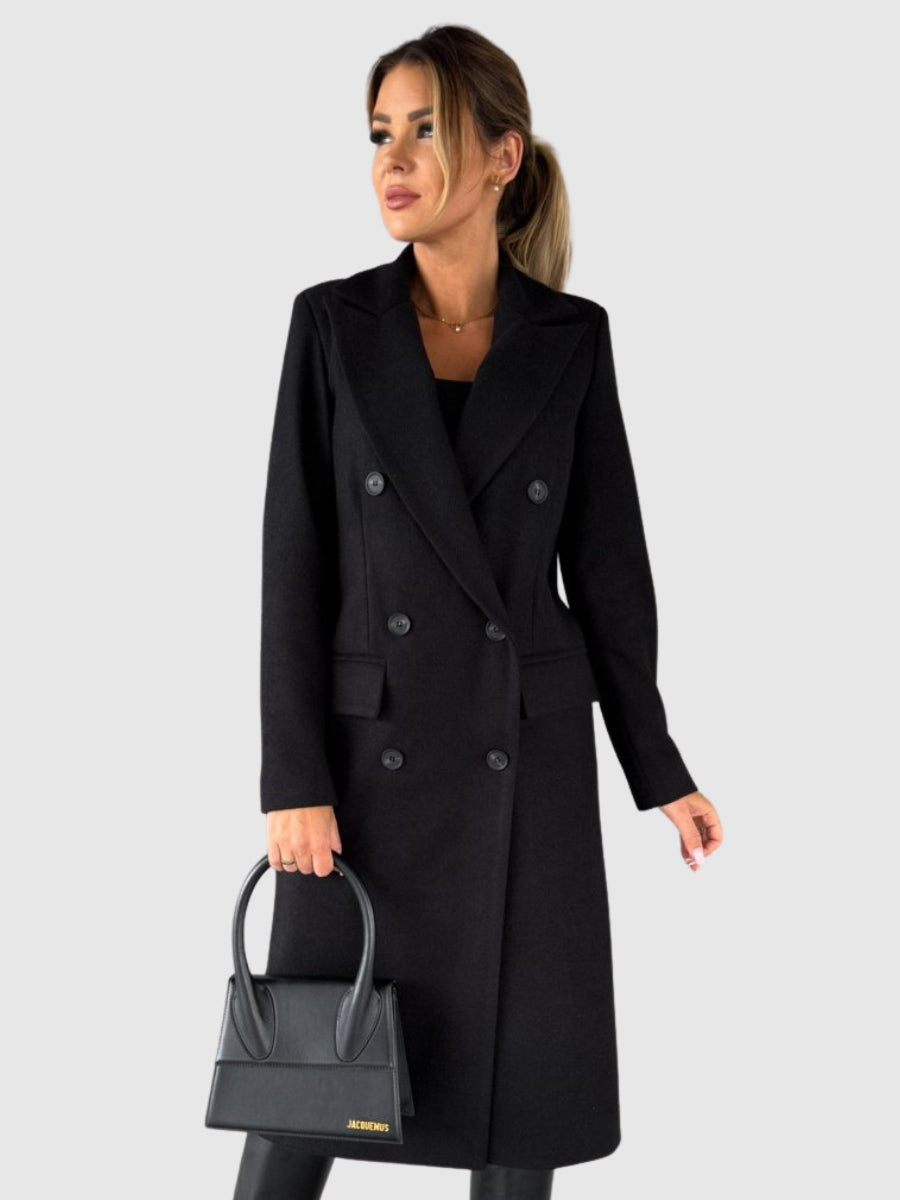 Variant image for Lina | Elegant Lang Vinterjakke Dame | Omkeerbar Design-4