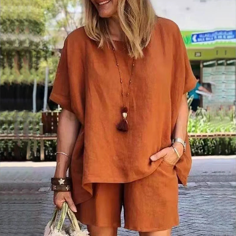 Lianna - Casual T-shirt og kort sæt