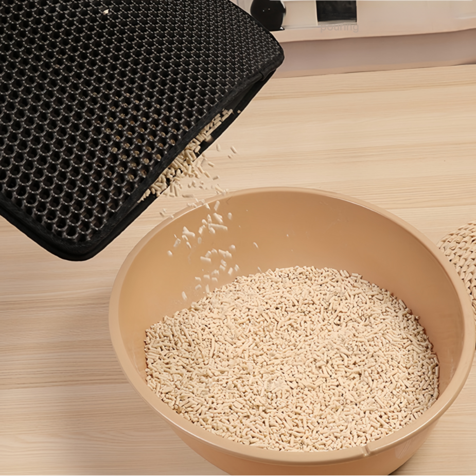 Ultimativ dobbeltlags kattegrusmåtte