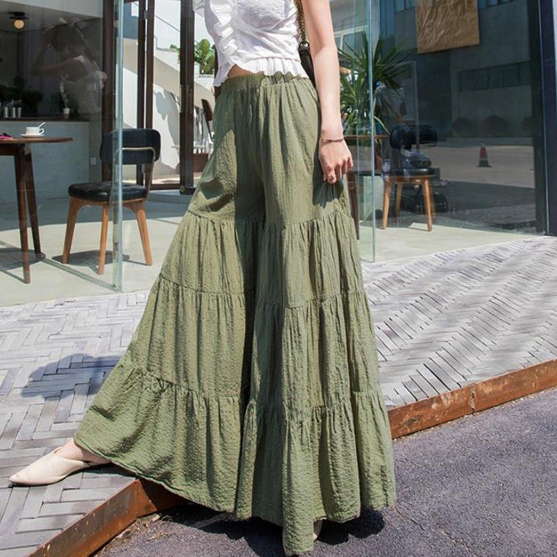 Heidi - Monokrom retro strandbukser