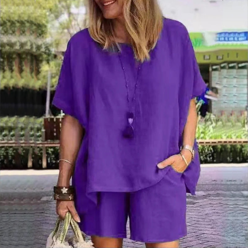 Lianna - Casual T-shirt og kort sæt