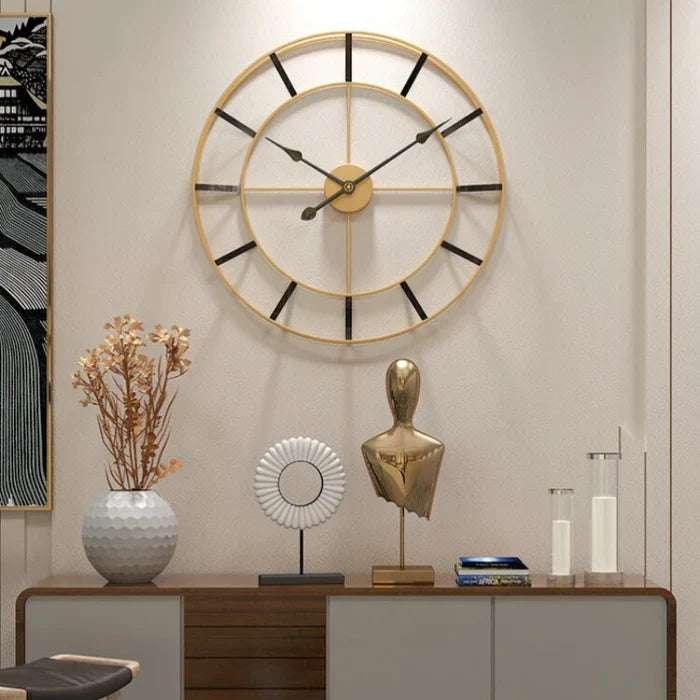 Moderne minimalistisk vægur med elegant design
