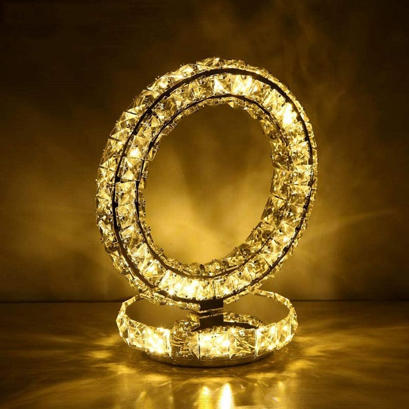 Auralis - Krystalbelagt LED Natlampe