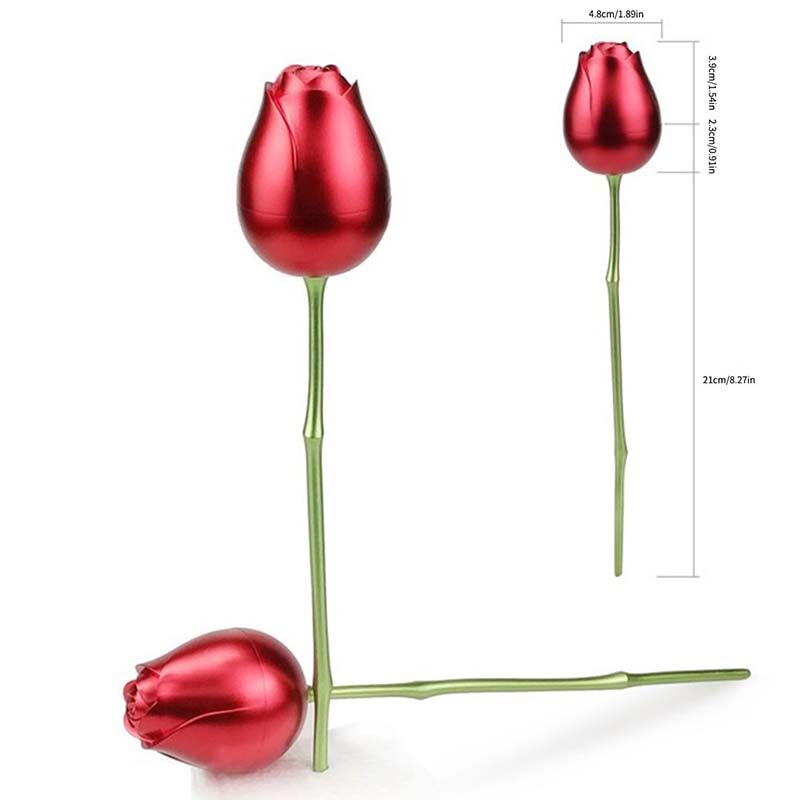 RosyHeart | Hjerteformet krystaldiamantvedhæng med halskæde og rosensmykkeæske