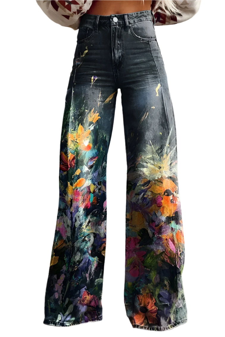 Florence - Blomstrede mesterværksbukser