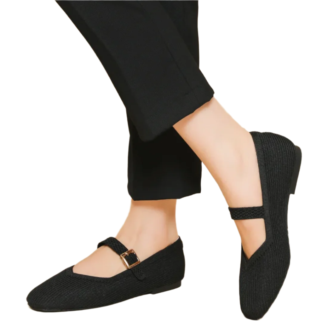 Belle - Firkantede sandaler med justerbar rem