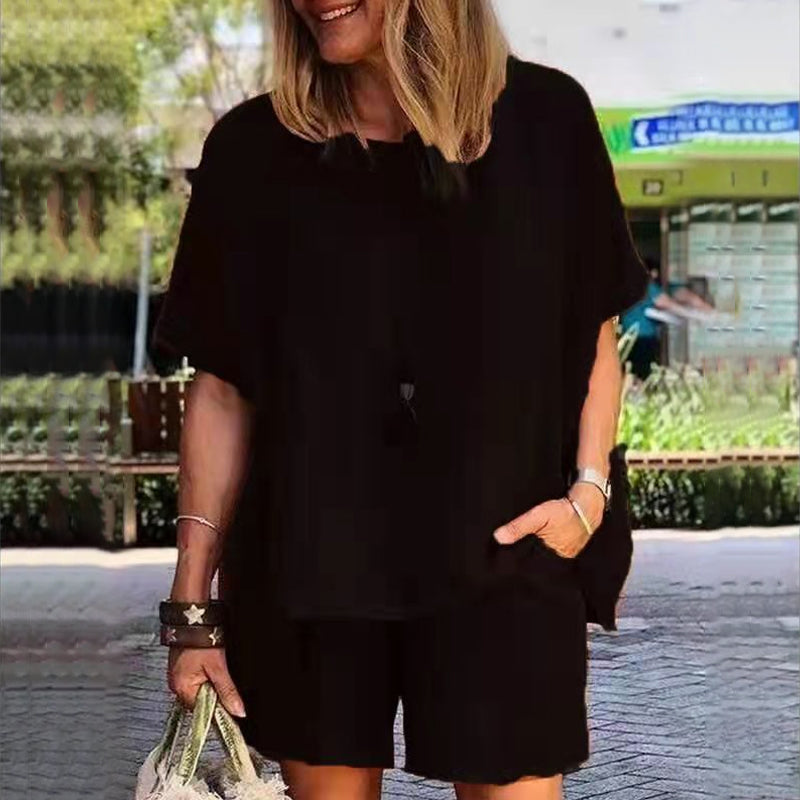 Lianna - Casual T-shirt og kort sæt
