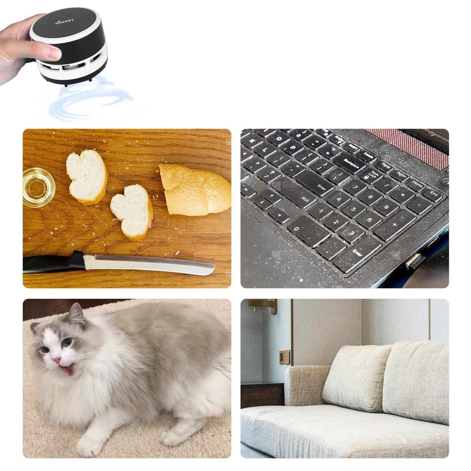 SwiftSweep – Kompakt støvsuger til ubesværet rengøring på stedet