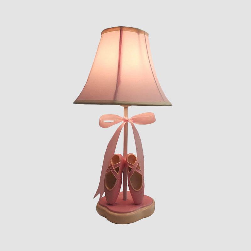 BalletBloom – Pink børnebordlampe med bånd charme