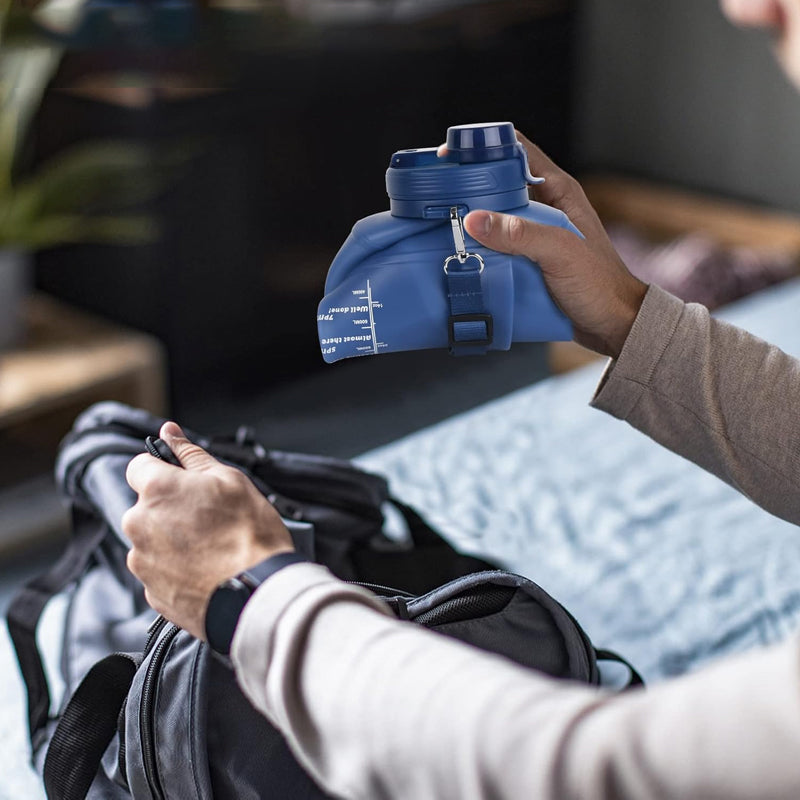 HydroFold - Bærbar sammenfoldelig sportsvandflaske