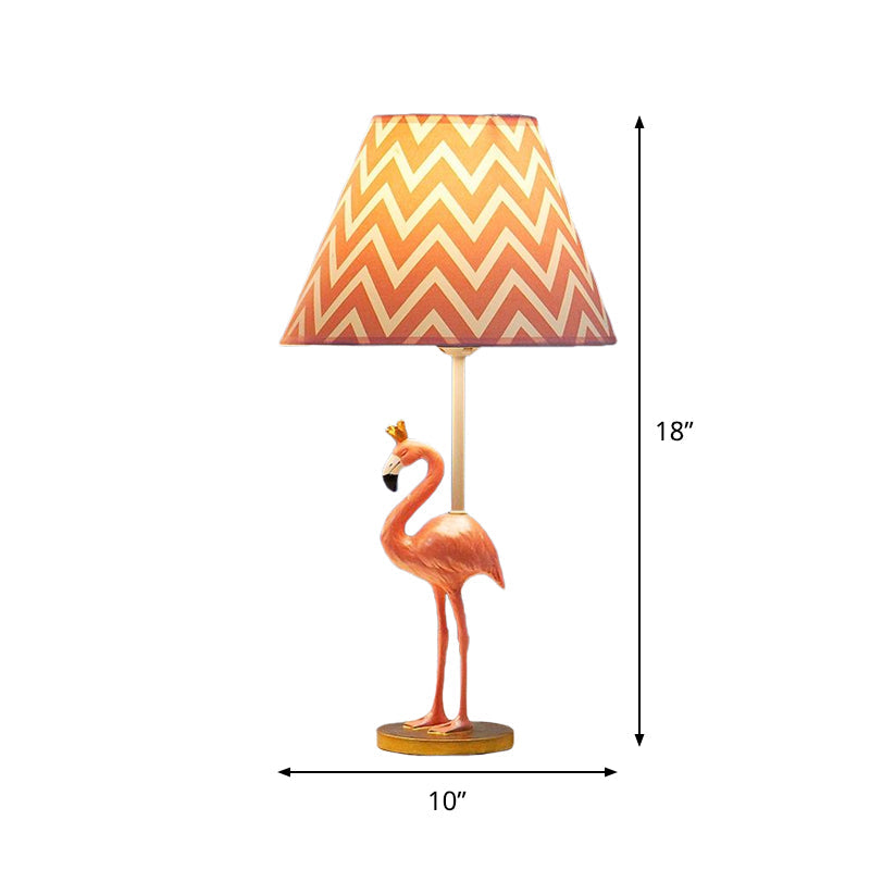Pinklo – Finurlig flamingo-harpikslampe