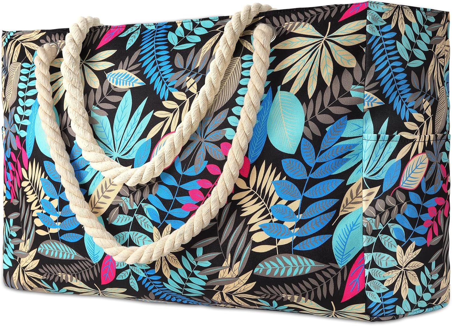 CoastalCarry strandtaske til familien – Stor vandtæt tote med sikker lynlås