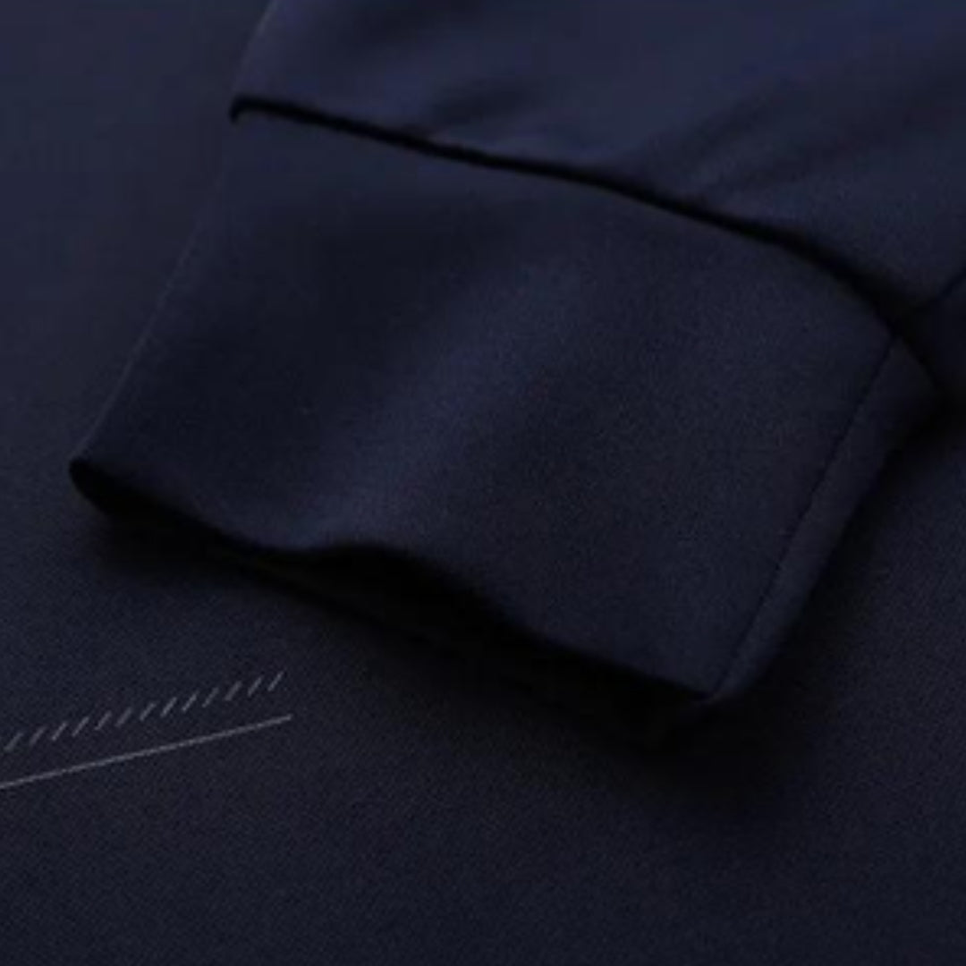 Daniel - Stilfuld langærmet poloshirt